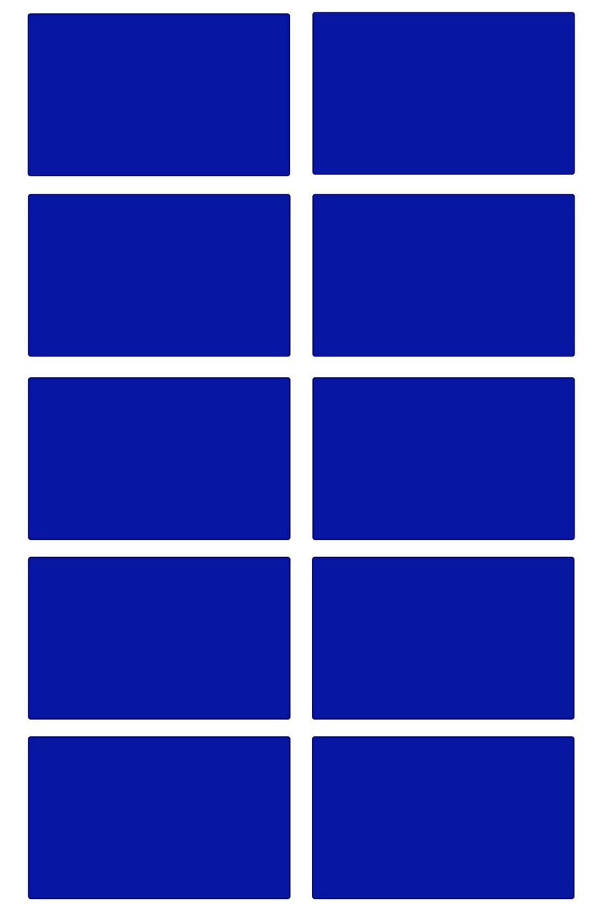 3247 Rectangular Write on Label Stickers Color Coding Labels - White Roll - Picture 3 of 7
